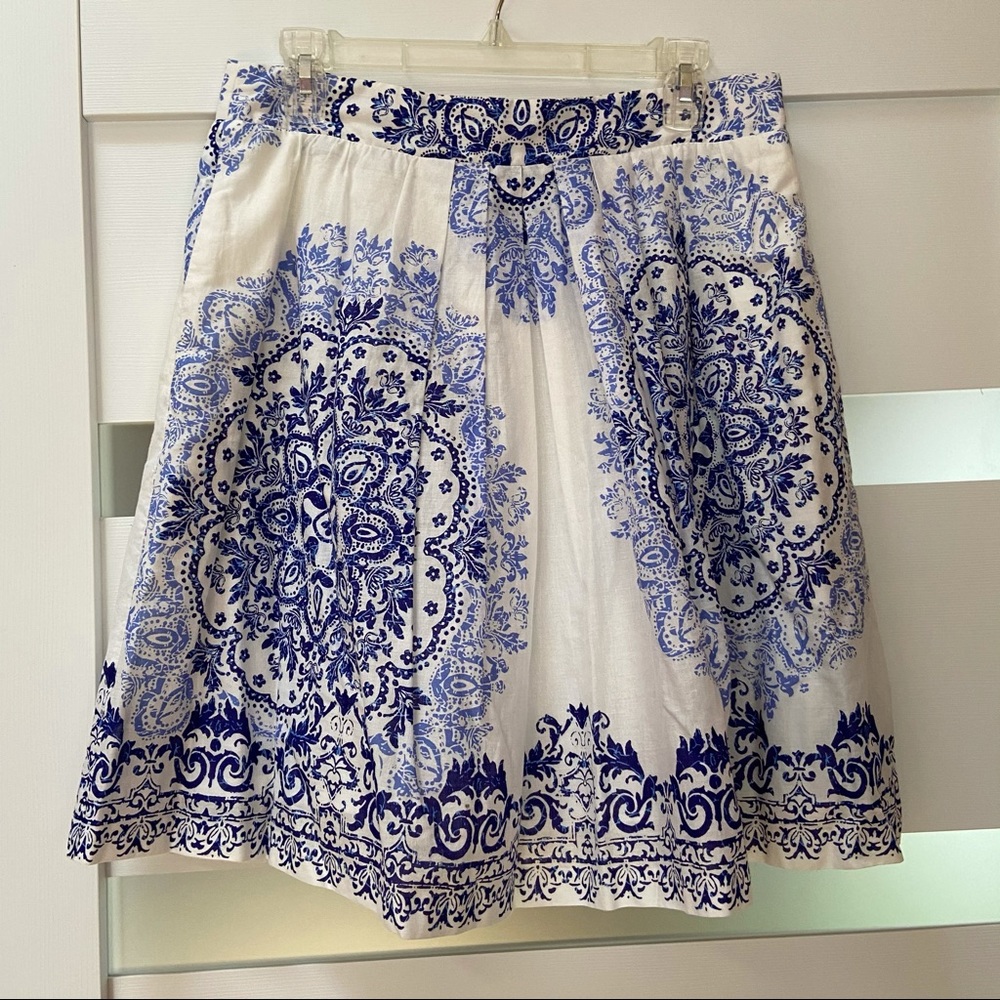 EUC Boston Proper a line porcelain tea skirt
